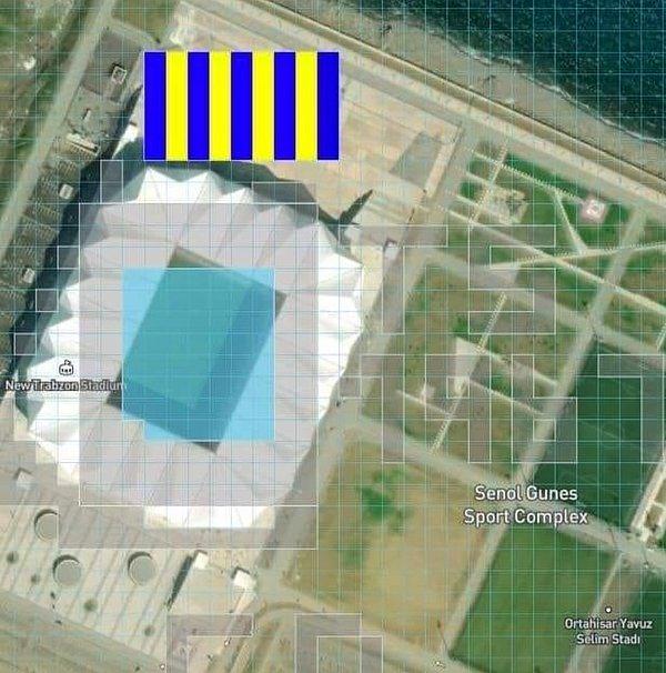 İş öyle bir çılgınlık raddesine geldi ki bir Fenerbahçe taraftarı Trabzonspor'un stat arazisini alıp bayrak dikti.