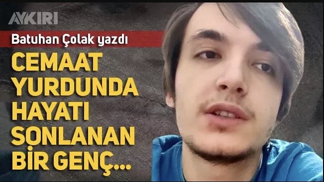 Dün bir kere daha yüreğimiz derinden acıdı. Fırat Üniversitesi Tıp Fakültesi öğrencisi Enes Kara, cemaat yurdunda yaşadıkları yüzünden canına kıydı.