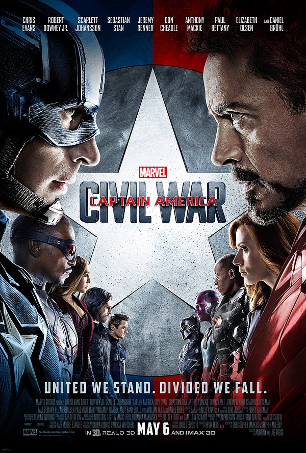 10. Captain America: Civil War (2016)