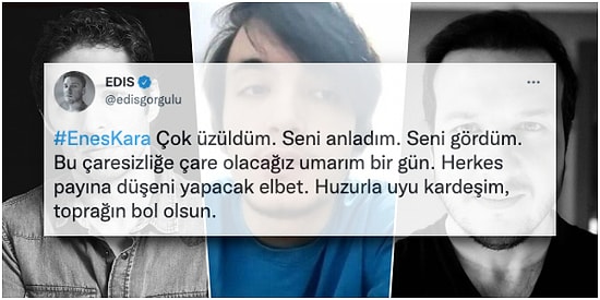 Cemaat Yurdunda Kalan Enes Kara'nın İntiharının Ardından Ünlülerin Yaptığı İsyan Dolu Paylaşımlar