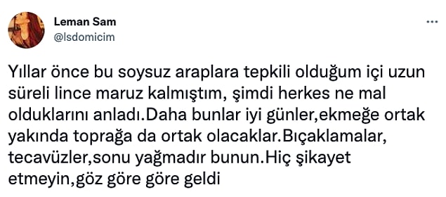 O tweet şöyle 👇