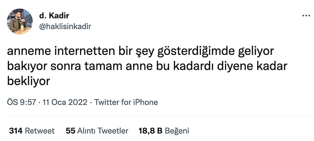 11. Genelde tepki de vermiyorlar.