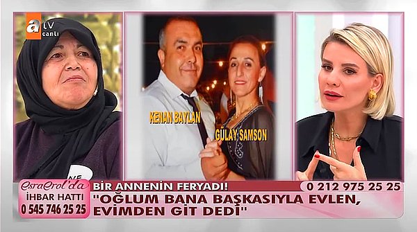 Kenan Baylan'ın, kız arkadaşının dolduruşuna gelip annesini ve çocuklarını sokağa attığı iddiası Türkiye'nin gündemine düşmüştü. Acılı anne Esra Erol'da feryat etmişti.