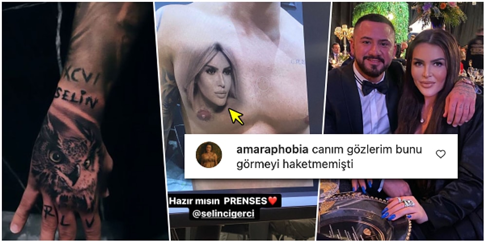 Barıştığı Eski Eşi Selin Ciğerci'nin Yüzünü Göğsüne Dövme Yaptırmaya Hazırlanan Gökhan Çıra Dalga Konusu Oldu