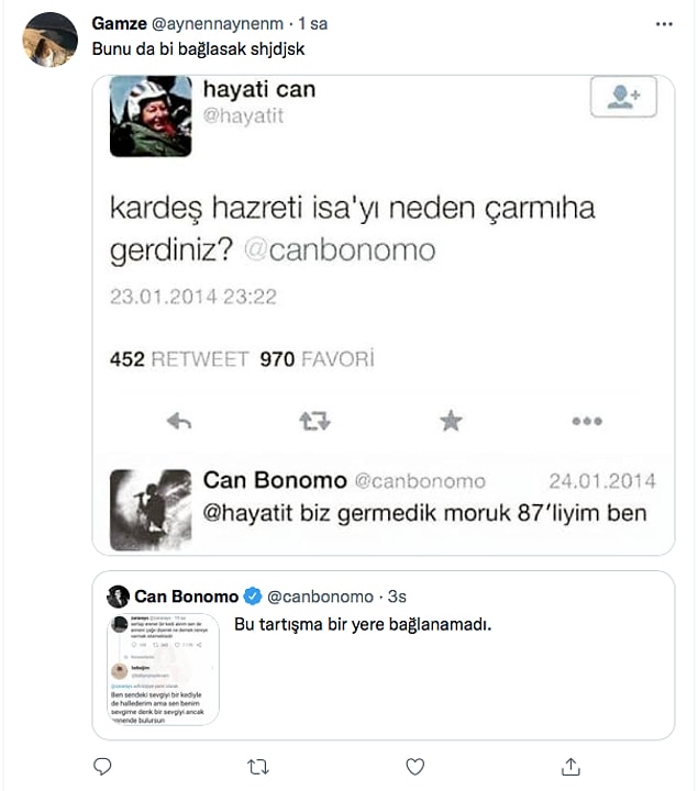 Can Bey, niye bütün konular havada kalıyor? 😂
