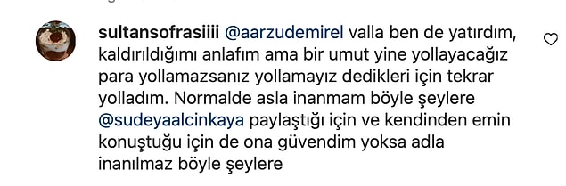 Ve çoğu kullanıcı Sude Yalçınkaya'ya güvendiği için reklamına güvendiğini söyledi.