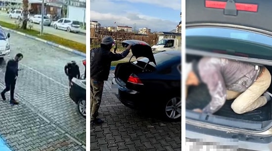 Arabası Kirlenmesin Diye İşçiyi Bagajında Taşıyan Patron