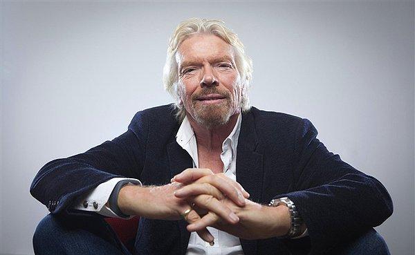 2. Virgin Group'un sahibi Richard Branson da tek bir soru soruyor.