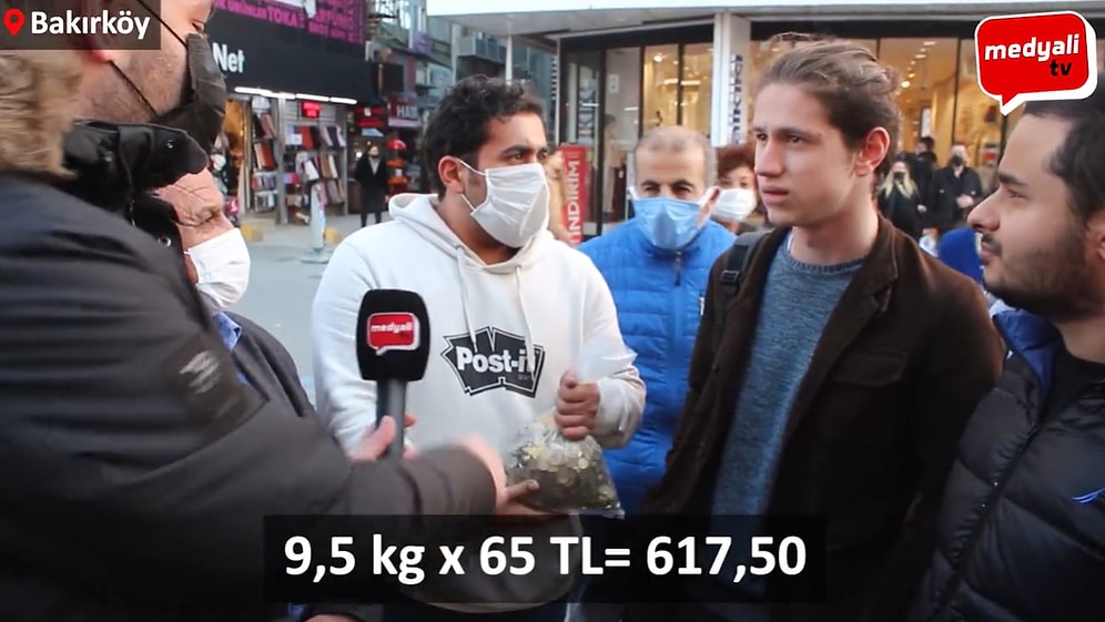 9.5 Kilo Gelen 120 TL Bozuk Parayı 617 TL'ye Hurdacıya Satacağını İddia Eden Genç: 'Kimse Ekonomi İyi Demesin'