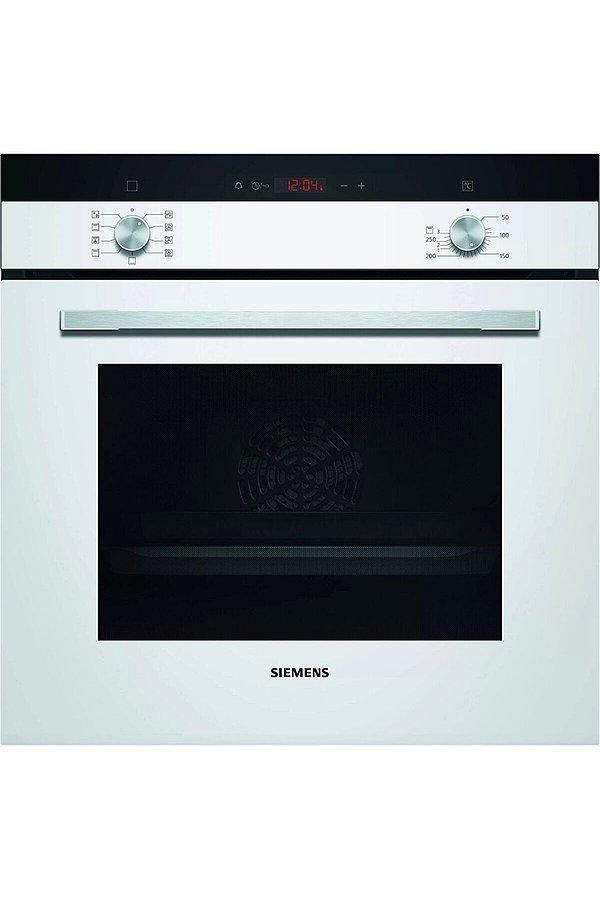19. Siemens ankastre fırın 8 pişirme programına sahip.