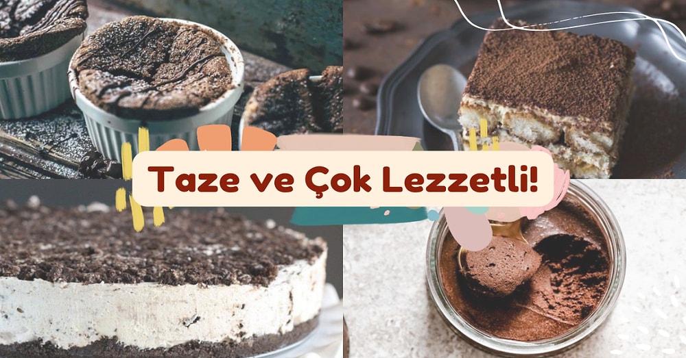 Taptaze Çekilmiş Kahve İle Yapabileceğiniz Birbirinden Leziz Tatlı Çeşitleri