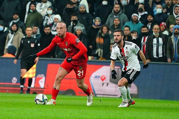 Beşiktaş ile Gaziantep FK Vodafone Park'ta karşılaştı.