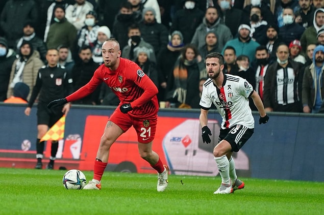 Beşiktaş ile Gaziantep FK Vodafone Park'ta karşılaştı.