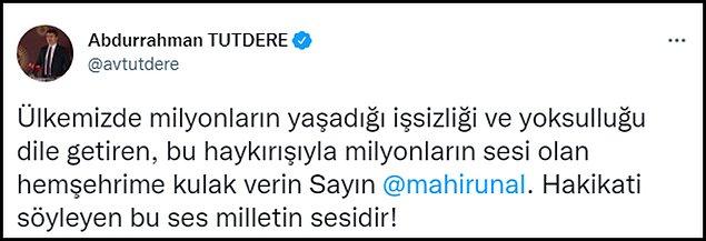 Görüntüleri paylaşan CHP Adıyaman vekili Abdurrahman Tutdere Twitter'da şu paylaşımı yaptı 👇