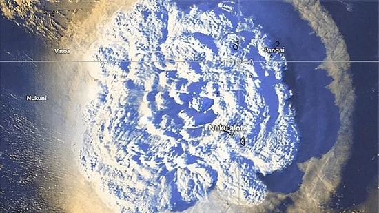 Güney Pasifik'teki Dev Patlamanın Ardından Tsunami Alarmı