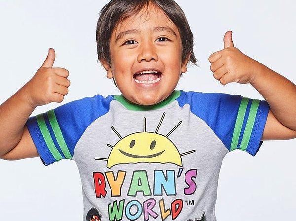 4 yaşından beri YouTube'da içerik üreten ve şu an 10 yaşında olan Ryan da bu yılın kârlı çıkanları arasında. Ryan's World adlı kanalın 31 milyon takipçisi bulunuyor. 27 milyon dolar kazanan Ryan'ın markasının ürettiği oyuncaklar da var.