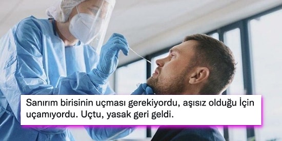 Bu Ne Şimdi? 24 Saat Önce Kaldırılan PCR Test Zorunluluğunun Az Önce Yeniden Gelmesi Herkesi Sinirlendirdi!