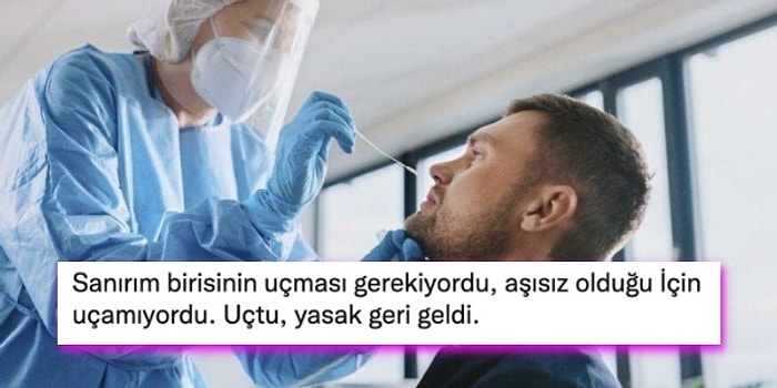 Bu Ne Şimdi? 24 Saat Önce Kaldırılan PCR Test Zorunluluğunun Az Önce Yeniden Gelmesi Herkesi Sinirlendirdi!
