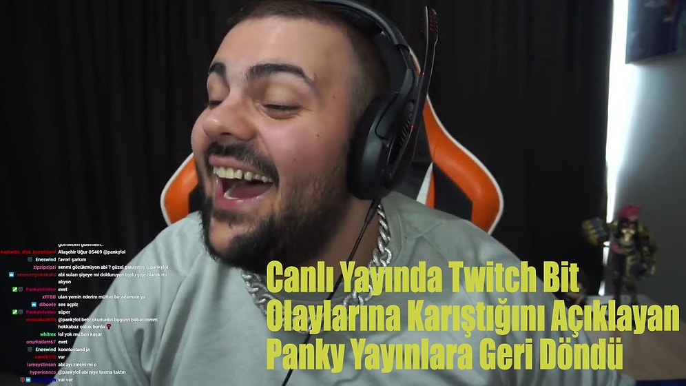Twitch Bit Hırsızlığı Olaylarına Karıştığını ve Yayınlarına Ara Verdiğini Duyuran Panky Yayınlara Geri Döndü