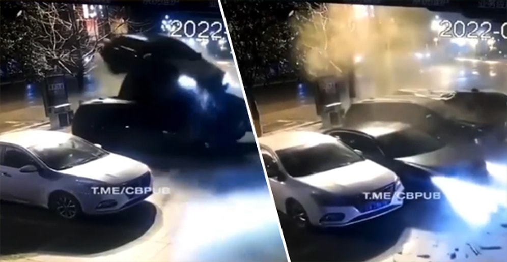Doğru Park Nasıl Yapılır? Arabaların Üzerinden Uçarak Boş Yere Park Eden Şoförün Viral Olan Görüntüleri