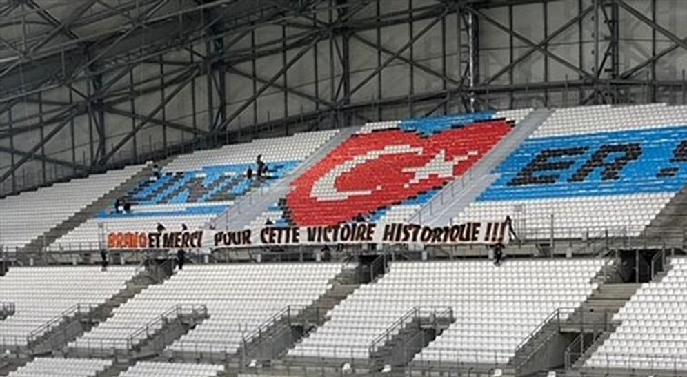 Marsilya Taraftarlarından Lille Karşılaşması Öncesi Cengiz Ünder'e Özel Koreografi