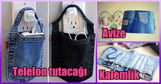 Atmayın Dönüştürün! Eskiyen Kot Pantolonları Değerlendirmek İçin Kullanabileceğiniz Şahane 8 Fikir