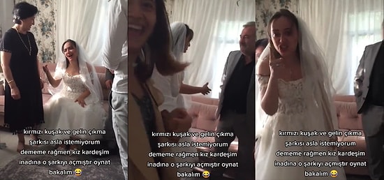 Kız Kardeşi Evden Çıkarken Duygusal Müzik Açınca Sinirlenen Gelinin Komik Anları
