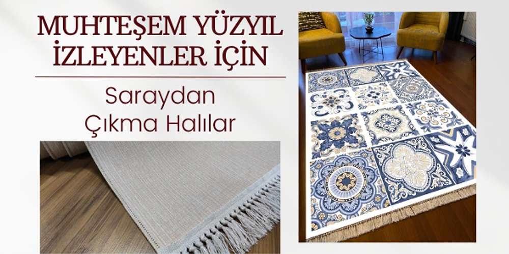 Evinizin Salonunu Saraydan Fırlamış Gibi Gösterecek Gösterişli Halılar