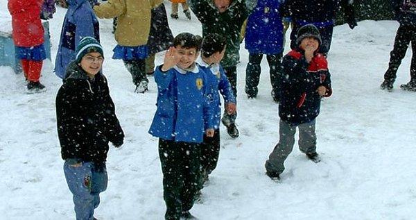 Kastamonu'da Eğitime Kar Engeli