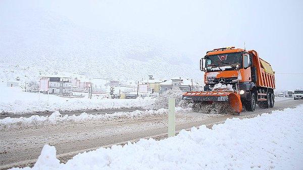 Bingöl ili genelinde 281 köy yolu kapalı