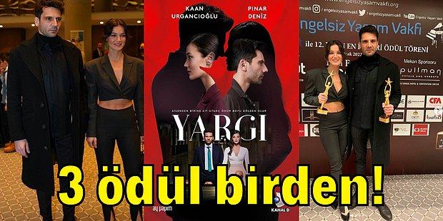 Her Bölümüyle Nefesleri Kesen Yargı Dizisinin Oyuncuları Pınar Deniz ve Kaan Urgancıoğlu Ödüle Doymuyor!