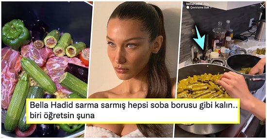 İçindeki Hayriye'yi Susturamayan Bella Hadid Sarma Sardığı Paylaşımı ile Türk Takipçilerinin Radarına Girdi