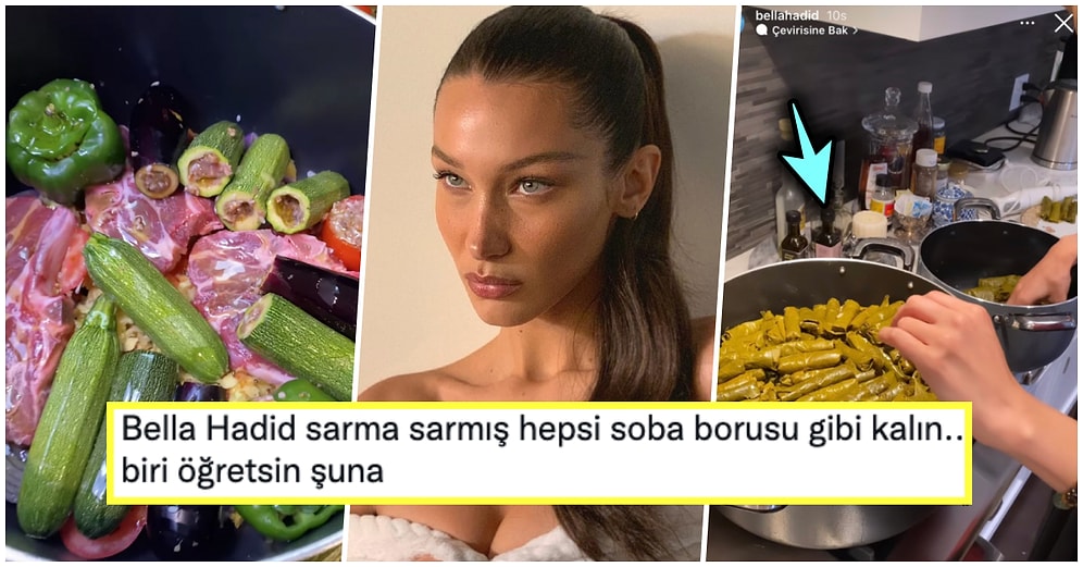 İçindeki Hayriye'yi Susturamayan Bella Hadid Sarma Sardığı Paylaşımı ile Türk Takipçilerinin Radarına Girdi