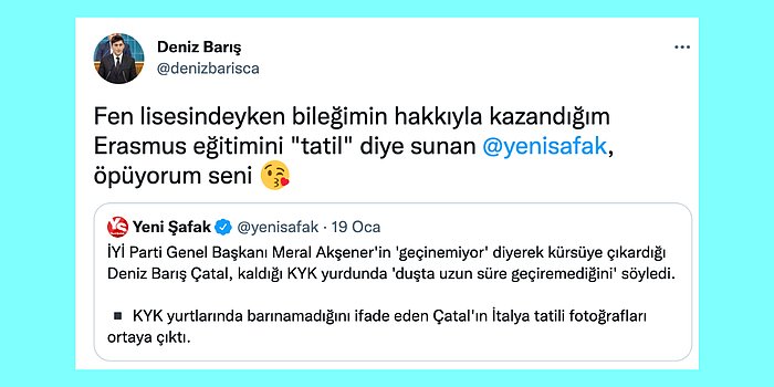 Yurt Sorunlarını Anlattığı İçin Yeni Şafak'ın Hedef Gösterdiği Gençten Yanıt Geldi