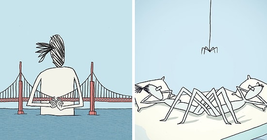 25 иллюстраций об отношениях и повседневной жизни от израильского художника