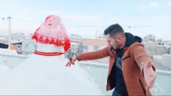 Yalnız Bu Evlilik Kısa Sürer: Kardan Gelin Yapan Yurdum İnsanı