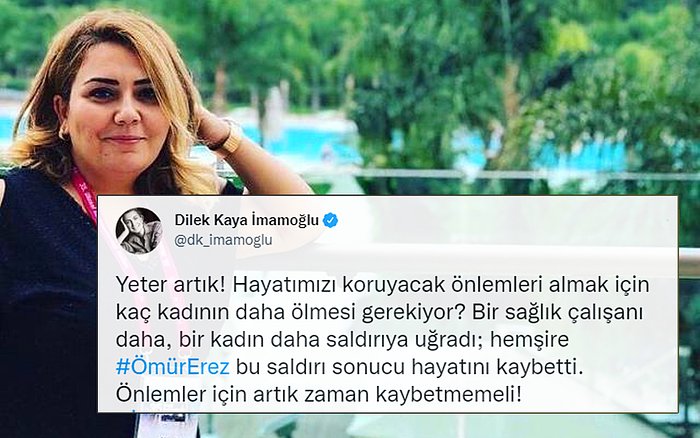 Ömür Erez'in Katledilmesi Sonrası Sosyal Medyada Tepkiler Yükseldi: 'Kaç Kadının Daha Ölmesi Gerekiyor?'