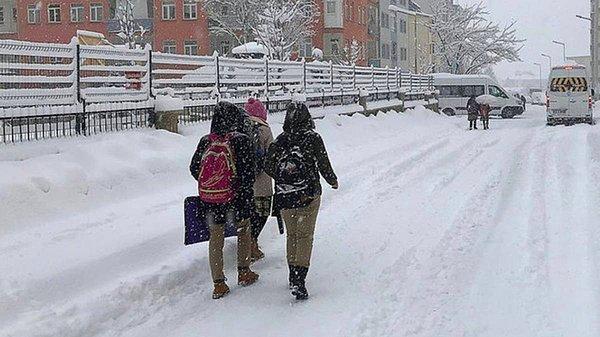 Elazığ'da Okullar Tatil