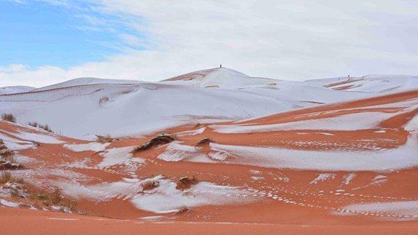 Sahra Çölü'ne En Son Ne Zaman Kar Yağdı?
