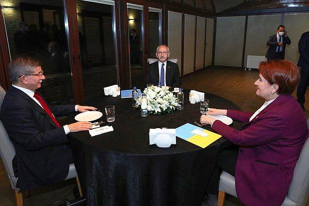 Kılıçdaroğlu, Akşener ve Davutoğlu'ndan Sürpriz Buluşma