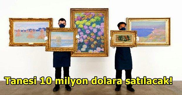 Her Biri 1800'lü Yıllardan Kalma! Beş Monet Tablosu, 50 Milyon Dolara Satılmayı Bekliyor