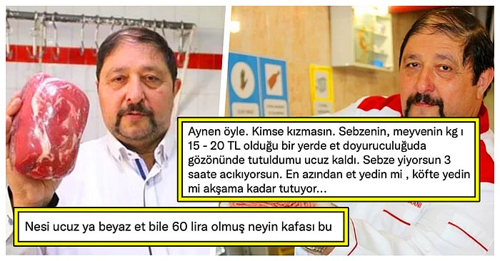 'Et En Ucuz Gıda Maddesi' Türkiye Kasaplar Federasyonu Başkanının Açıklaması Sosyal Medya Gündeminde