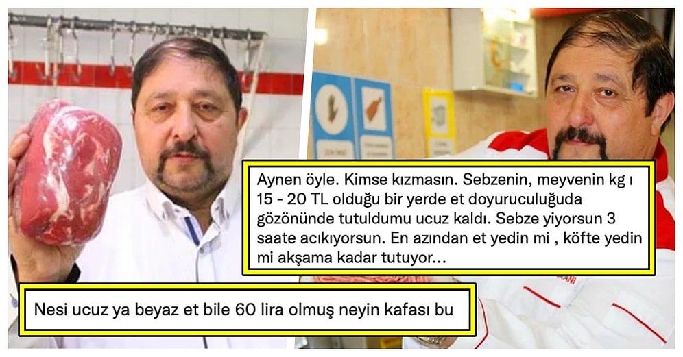 'Et En Ucuz Gıda Maddesi' Türkiye Kasaplar Federasyonu Başkanının Açıklaması Sosyal Medya Gündeminde