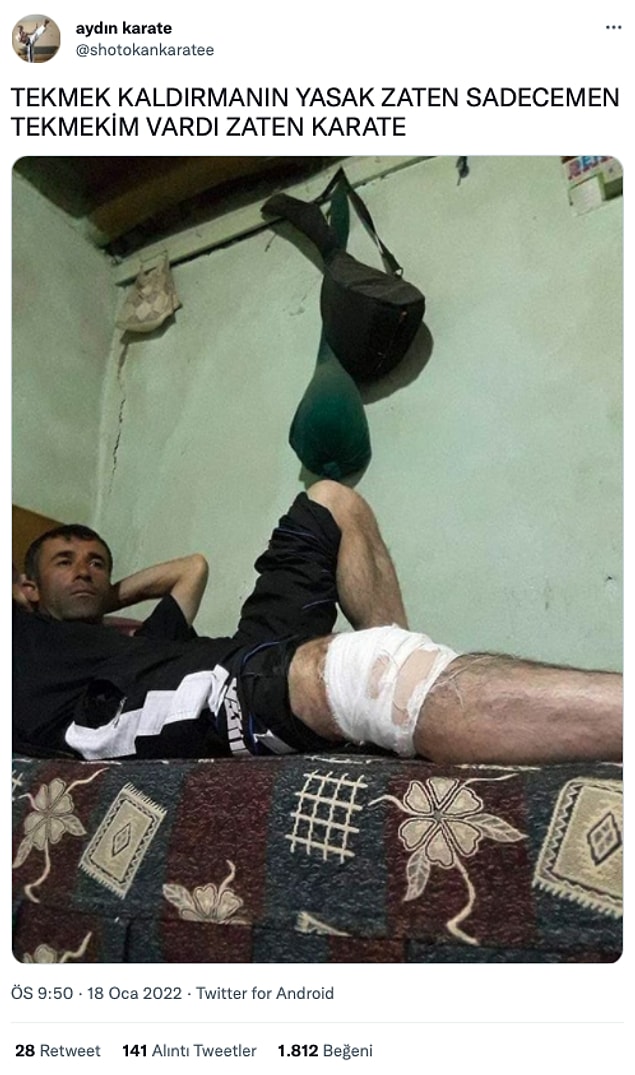 7. Sürreal bir fotoğraf ama yine de geçmiş olsun. :)