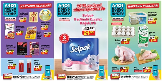 22 - 28 Ocak 2022 A101 Haftanın Yıldızları Kataloğu