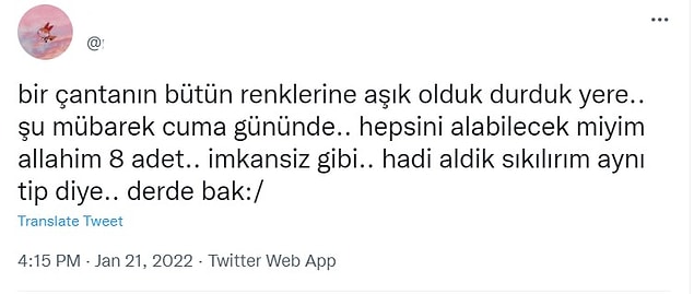 11. En iyisi hiç almamak.