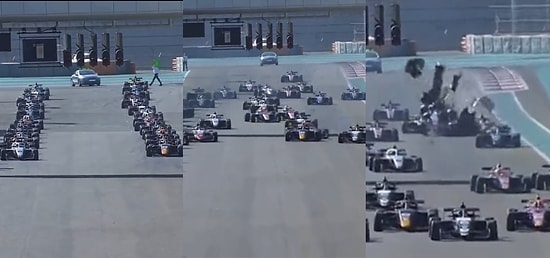 Formula Regional Asya Şampiyonası'nda Yarışan Cem Bölükbaşı ve Salih Yoluç'un Korkutan Kazası