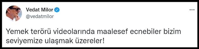 O kişilerden birisi de Vedat Milör'dü...