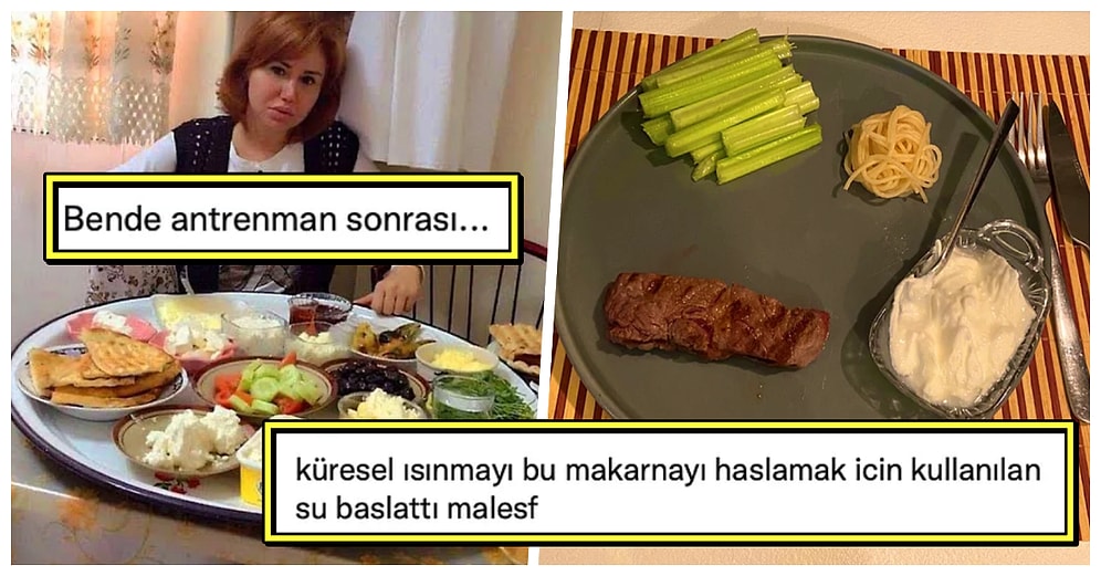 Antrenman Sonrası Porsiyonunu Paylaşan Kullanıcı Yemek Yerken Varlığını Unutan Kullanıcıların Diline Düştü