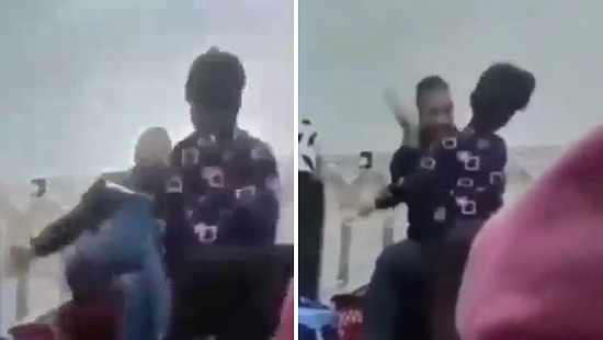 Sen Nasıl Babasın! Çocuğunu Acımasızca Döven Caninin Adeta Cinayete Teşebbüs Ettiği Korkunç Anlar!